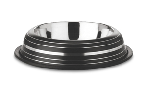 Bol antidérapant pour chien avec couleur et finition argentée |   Bol pour nourriture et eau pour animaux de compagnie en acier inoxydable antidérapant |   Bol d'alimentation premium pour chiens - Product Image 2