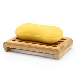 Sustainable <b>Bamboo</b> Fiber Bar <b>Soap</b> <b>Dish</b> for Sink or Shower - Product Image 1