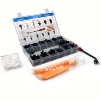 229 pièces ensemble de Rivets à goupille poussoir automatique Rivets en plastique attaches pare-chocs retenue Clips de voiture outil de retrait de fixation