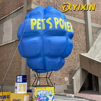 Modèle de montgolfière gonflable durable et attrayant pour la promotion de marque, les événements en plein air, les salons professionnels, le marketing, ballon gonflable