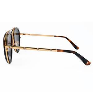 Classique UV400 polarisé or argent lunettes <span class=keywords><strong>de</strong></span> soleil pour hommes femmes plein Style rétro lunettes <span class=keywords><strong>de</strong></span> soleil métal marque Design conduite <span class=keywords><strong>nuances</strong></span> - Product Image 3