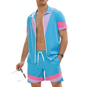 Conjunto Deportivo de Dos Piezas, Camiseta y Pantalones Cortos, Tela de Nailon Transpirable, Ropa Deportiva para Gimnasio, Logotipo Personalizado, Chándal Informal de Invierno 2026 - Product Image 2