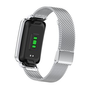 Correa de Metal de acero inoxidable para reloj Xiaomi <span class=keywords><strong>Mi</strong></span> <span class=keywords><strong>Band</strong></span> 7 <span class=keywords><strong>Pro</strong></span>, malla milanesa de alta calidad - Product Image 5
