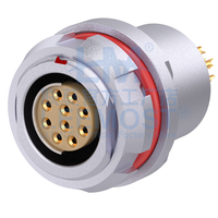 Connecteurs auto-bloquants Push-Pull compatibles Fischer DBPU/DBPE série 1031F, 10/12/19 broches, étanches à l'air