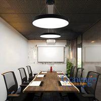 OEM/ODM Iluminación Decorativa Conectable Profesional Colgante Led Tira Oficina Lámpara Colgante Hexagonal Listón Luz Lineal