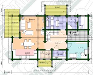 Casa Prefabbricata per Soggiorno, Villa di Campagna, Casa Modulare Moderna con Struttura in Legno e Giardino Colorato - Product Image 6