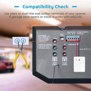 Abridor de puerta de garaje con control remoto inteligente, <span class=keywords><strong>Wifi</strong></span>, 220V, 110V, funciona con batería, eléctrico, Tuya - Product Image 2