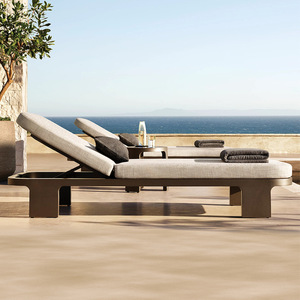 Canapé de <span class=keywords><strong>jardin</strong></span> moderne et luxueux pour hôtel Ensemble de meubles en <span class=keywords><strong>bois</strong></span> imperméable commercial Canapé d'<span class=keywords><strong>angle</strong></span> en aluminium pour <span class=keywords><strong>salon</strong></span> d'extérieur - Product Image 3