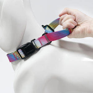 Kerah pelatihan anjing peliharaan 2 in 1 kualitas tinggi supersteed nilon dapat disesuaikan tugas berat menyesuaikan kerah anjing Martingale - Product Image 5