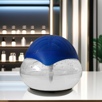 Machine portable en plastique pour le lavage et la rafraîchissement de l'eau, 1800 ml, avec lumière et aromathérapie sans brume et humidification