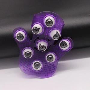 Pijat Tangan Bentuk Telapak Tangan dengan Rotasi 360 Derajat, 9 Bola Logam, untuk Yoga, Rehabilitasi, dan Pereda Nyeri - Product Image 6