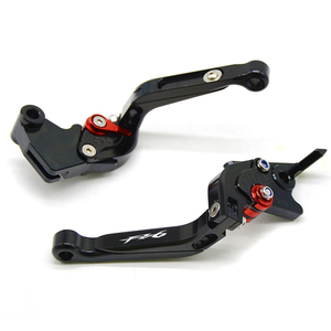 Vente en gros de pièces détachées pour <span class=keywords><strong>Yamaha</strong></span> FZ1, accessoires, leviers de frein et d'embrayage en papier plastique titane emballé dans un sac - Product Image 3