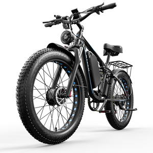 Vélo électrique tout-terrain EU Stock MTB 52V 23Ah E-BYCCO EB7 Pro avec pneus tout-terrain de 26 pouces, 7 vitesses, frein à disque, <span class=keywords><strong>moteur</strong></span> 2000W - Product Image 1