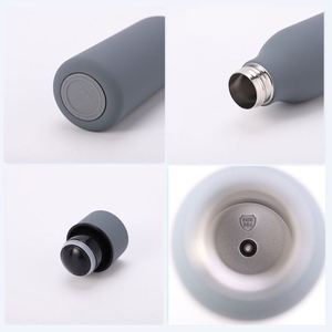 Luxury Promotion Custom Logo Printed Color Corporate Activity Business Gift Vacuum Insulated Water <b>Bottle</b> With Lid - Product Image 3