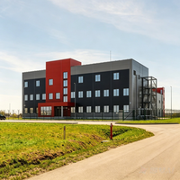 Bâtiment de bureaux à structure en acier résistant aux tremblements de terre de niveau 9, cadre robuste pour zones sismiquement actives