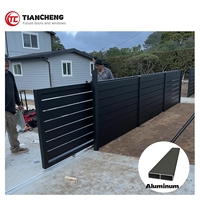 Puerta Corredera Automática de Aleación de Aluminio para Granja, Fabricada en China, con Larga Vida Útil y Modelado 3D