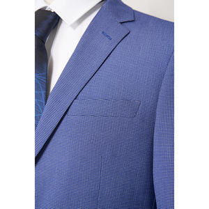 <span class=keywords><strong>Blazer</strong></span> de trajes para <span class=keywords><strong>hombre</strong></span>, superventas, cuello en V, azul, tipo diamante, entramado, venta al por mayor, chaquetas de traje de boda personalizadas para <span class=keywords><strong>hombre</strong></span>, venta al por mayor - Product Image 2