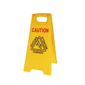 공장 가격 내구성 PP 경고 표시 안전주의 접는 미끄러운 경고 안전 Borad