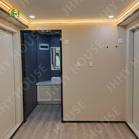 Maison capsule préfabriquée de luxe en acier étanche, écologique, pour hôtel, chambre, solution de logement mobile extérieur