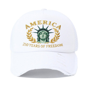 Casquette de baseball unisexe réglable en maille, motif Statue de la Liberté 250 ans d'Amérique, protection solaire, décontractée, printemps-été, pour l'extérieur, personnalisable - Product Image 4