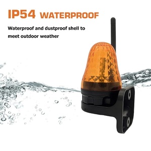 Lampe <span class=keywords><strong>de</strong></span> signalisation LED extérieure universelle 12V, 24V, 220V, alarme sonore, flash stroboscopique, ouvre-<span class=keywords><strong>porte</strong></span> mural d'urgence - Product Image 1