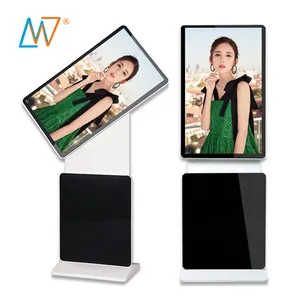 42 inch floor standing lcd advertising player support 360 degree rotation