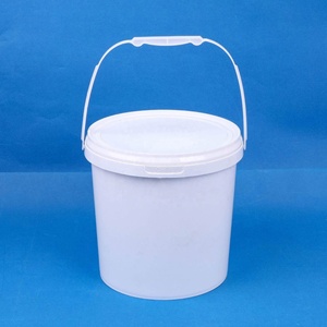 Seau en plastique vide en HDPE/PP de 1L, 2L, 3L, 4L, 5L, épaissi, avec poignée et couvercle - Product Image 5