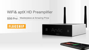 Arylic S50pro + WIFI Streaming Preamplificador Inalámbrico <span class=keywords><strong>Audio</strong></span> Streamer Sistema de cine en casa - Product Image 6
