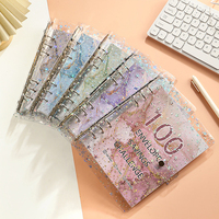 Livre de Reliure à Spirale pour l'École PP 100 Day Savings Challenge Budget Flipchart Cash Savings Challenge Savings Notebook