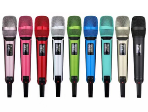 Loa karaoke không dây chất lượng cao GAW-SKM9000B UHF, biểu diễn DJ, hát live với 1 bộ thu và 2 micro - Product Image 2