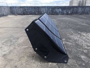 Panneau solaire monocristallin portable pliable personnalisé <span class=keywords><strong>AHONY</strong></span> ED-30 30W avec laminage ETFE intégré USB-A 5V/3.4A Type-C - Product Image 6