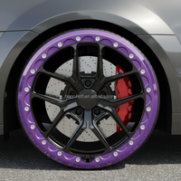 Jantes Beadlock Forgées de 18 Pouces 5X114.3 Super Légères pour Voitures de Course Drag Racing pour Ford Mustang Gt
