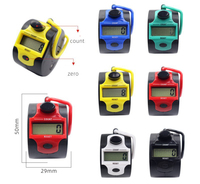 Compteur de pointage numérique à 5 chiffres Clicker manuel avec rétroéclairage LED et anneau pour le travail à la pièce