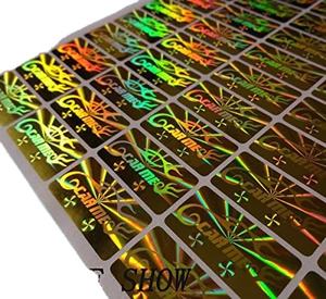 China Venta caliente garantía nula si se quita el código de barras tamper evidente cinta de seguridad Etiqueta de holograma nula - Product Image 1