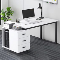 Scrivania in Legno, Divisorio per Ufficio, Postazione di Lavoro, Tavolo da Ufficio per Manager, Scrivania da Studio, Scrivania Modulare per Ufficio