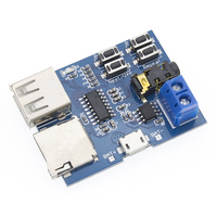 Module de décodage MP3 pour carte TF et clé USB, amplificateur intégré, lecteur de décodage, amplificateur de puissance autonome, module MP3