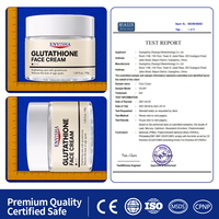 Crème Éclaircissante au Glutathion pour le Visage, Correcteur Anti-Taches, Hydratante et Raffermissante, Soin Naturel en Gros