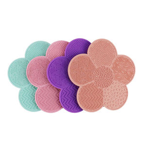 Effectively Remove Cosmetic Residues Make Brush Cleaner Pad <b>Silicone</b> Gel Makeup Brush Scrubber Suction Cup <b>Tool</b> for Cleaning - Product Image 6