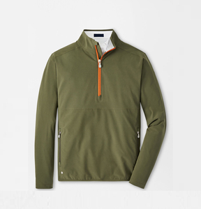 OEM de alta calidad para hombre 1/4 Zip al aire libre pulóver personalizado sudaderas con logotipo bordado grueso cuarto Zip diseño - Product Image 3