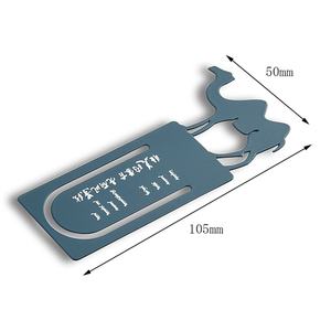 Marcapáginas de Metal con Diseño Único de Camello Azul, Personalizado con Nombre, Impresión UV - Product Image 5