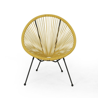 Chaise œuf Acapulco ovale moderne et portable, empilable, en rotin, pour l'extérieur, personnalisable – Meilleures ventes