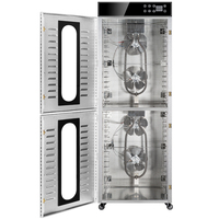 Déshydrateur Alimentaire Industriel à 32 Plateaux en Acier Inoxydable, Machine de Séchage Commerciale pour Fruits, Légumes, Viande et Herbes