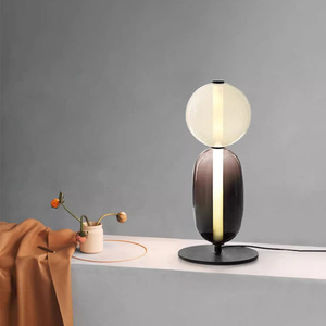 Contemporary Candy <strong>Floor</strong> <strong>Lamp</strong> - Lollipop Minimalist Glass Ellipse <strong>Shades</strong> Artistic Lighting System <strong>for</strong> Gallery Spaces - Product Image 6