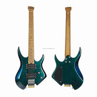 Wholesale Stringed Instruments Deviser Guitar Factory Headless Electric Guitar for OEM