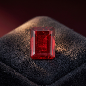 Piedra Preciosa Suelta Facetada de Granate Rojo Zambiano / Almandina Natural, Corte Octogonal de 4x6 mm, Precio de Fábrica al por Mayor, Alta Calidad, por Pieza - Product Image 2