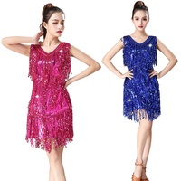 Bestdancecassel – robe de danse à paillettes pour femmes