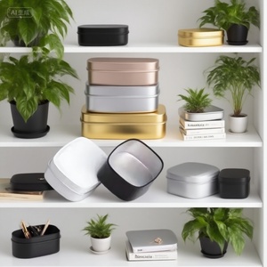 Luxury Airtight <b>Metal</b> Soap <b>Boxes</b> Square Aluminum Containers with Custom Printing for Home and Travel Use - Product Image 5