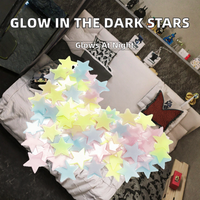 Autocollants muraux en PVC lumineux 3D en forme d'étoile de haute qualité miaofu pour la décoration de la maison, réutilisables