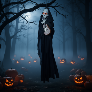 Decorazione di Halloween: Grimorio con Chitarra in Plastica per Uso Interno ed Esterno - Product Image 2