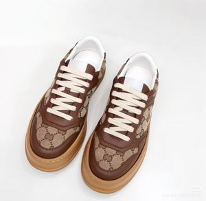 Drop-shipping Luxury Designer <b>Sneakers</b> - Unisex Retro Casual Platform Two-tone Printed Sports Shoes - Product Image 5